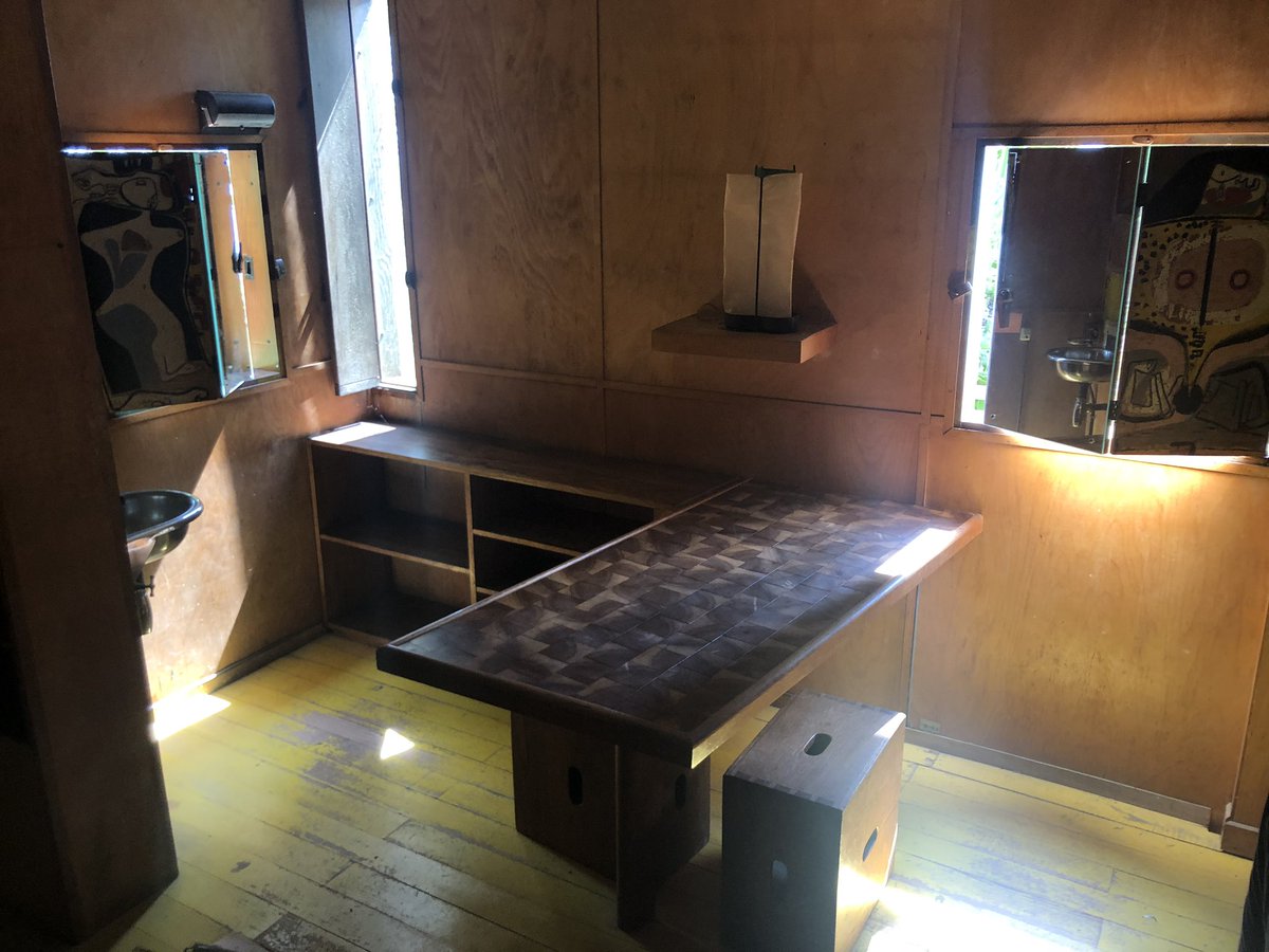 cbarthalois's tweet photo. 3,66 x 3,66 m les dimensions du bonheur pour Le Corbusier. Merci @antide_viand pour cette visite du Cabanon de Roquebrune-Cap-Martin et du site de @capmoderne. #Modulor #architecteure @leCMN @FondationLeCorb https://t.co/5h8C30Rq7q