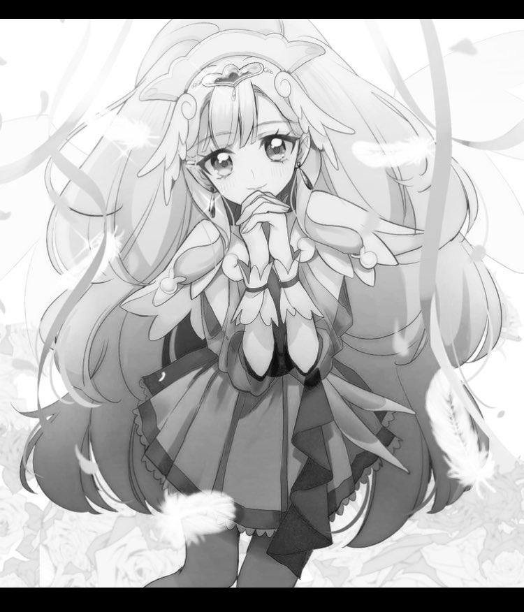 「モノクロにするとかっこいいタグ見てやってみた…楽しい 」|こじこのイラスト