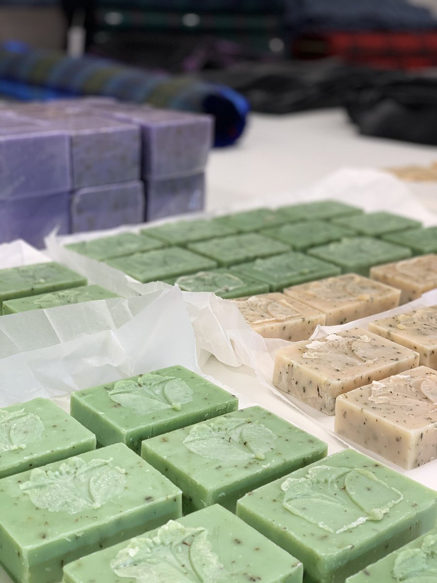 pricklytartan's tweet photo. Something new on the brew....
Hand made soap bars, each branded by hand today at the mill, embodying the scent of Scotland!
So what tartan partner do we have for this I wonder....
#saynotoplastic #shampoobars #bodybars #handbars #scentofscotland https://t.co/Jw1dYkEkEs