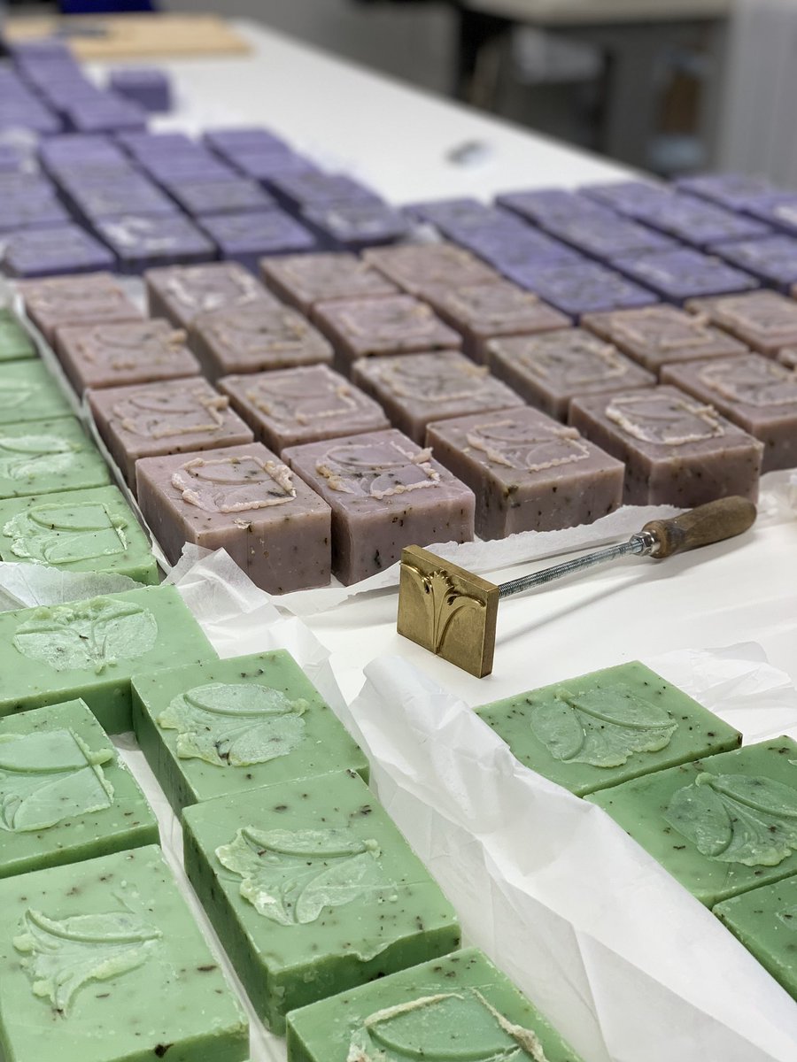 pricklytartan's tweet photo. Something new on the brew....
Hand made soap bars, each branded by hand today at the mill, embodying the scent of Scotland!
So what tartan partner do we have for this I wonder....
#saynotoplastic #shampoobars #bodybars #handbars #scentofscotland https://t.co/Jw1dYkEkEs