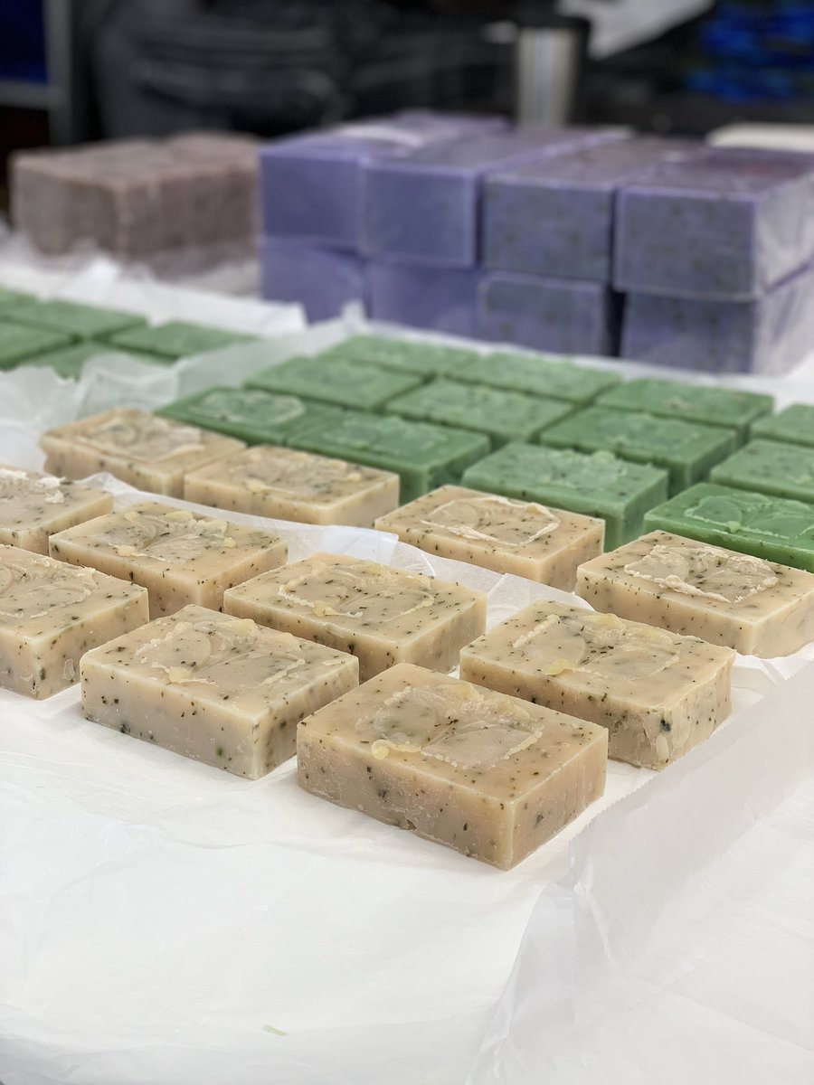 pricklytartan's tweet photo. Something new on the brew....
Hand made soap bars, each branded by hand today at the mill, embodying the scent of Scotland!
So what tartan partner do we have for this I wonder....
#saynotoplastic #shampoobars #bodybars #handbars #scentofscotland https://t.co/Jw1dYkEkEs