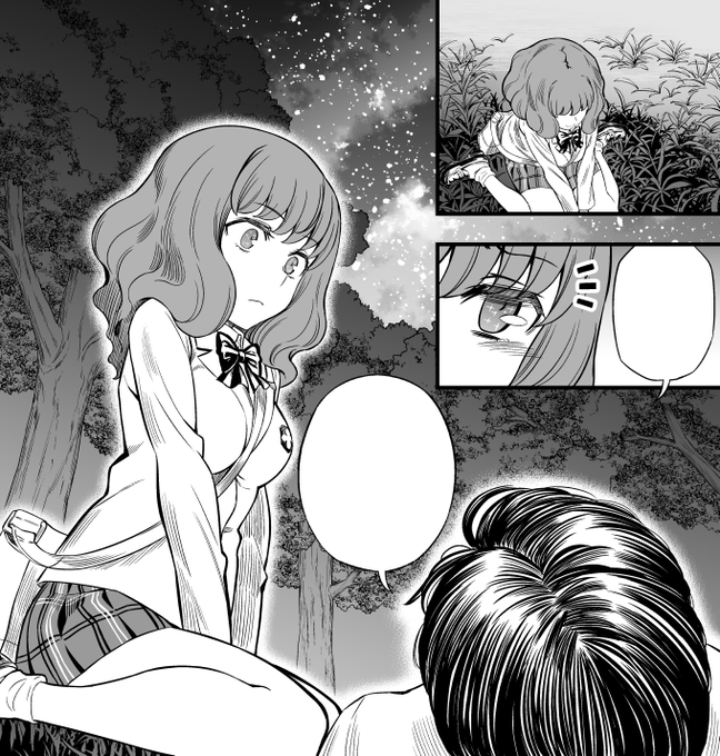 そんなわけで今月最終回です。実は先月号の次号予告に次回完結って載ってたんですけど、あまり気付かれなかったみたい…?😅
最後の最後にようやく描けた蜜蟻ちゃん回であり、内部進化組の集大成回でもあります。 