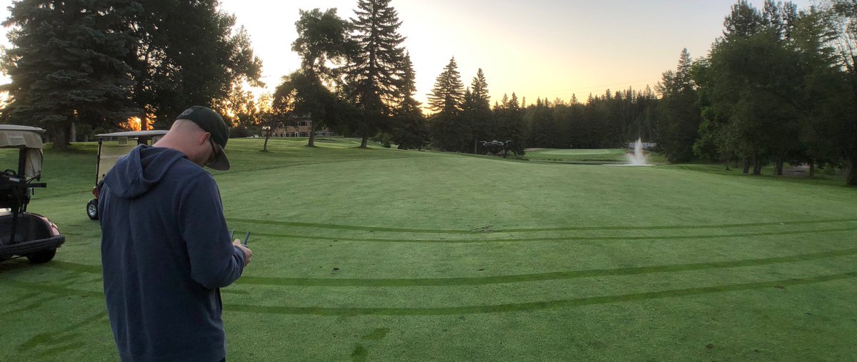 RedDeerFilm's tweet photo. 5:30am call to fly at the Red Deer Golf & Country Club. We couldn’t have picked a better day to get some incredible footage. Just beautiful. #reddeerfilm #drone #reddeerdrone #flyeveryday https://t.co/rbwbtlyFIV