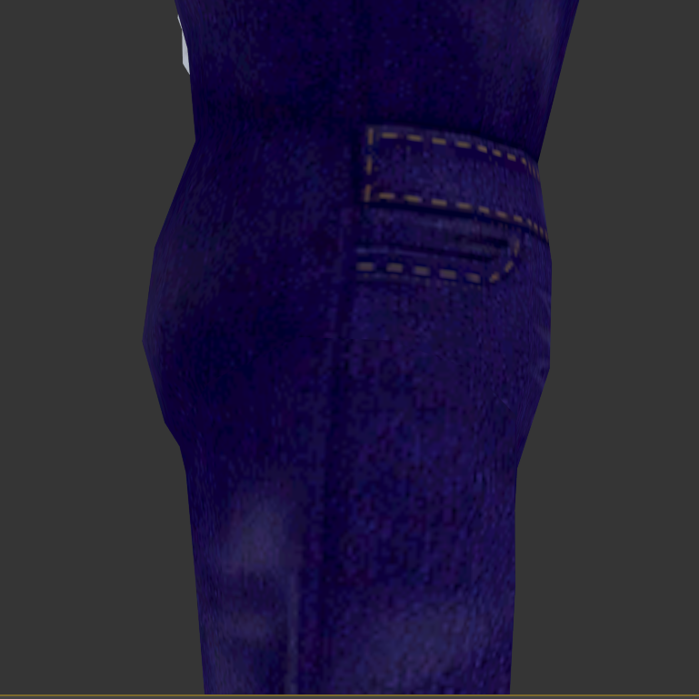 3DAssReview's tweet photo. Waluigi (Super Smash Bros. Ultimate, 2018)
Not quite on Phosphora's level of definition, but understandable considering the denim. The low-res texturing is what's bothering me here. But this specific model aside, I just don't think poor Waluigi has a very good ass. 6/10. https://t.co/yldpJGwMPX