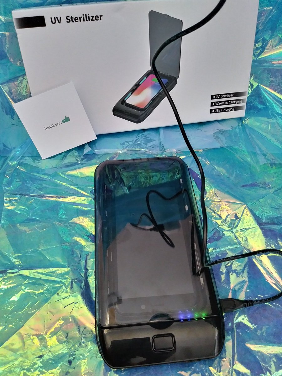 luciana_peter1's tweet image. #poweradd
Cell Phone Sanitizer is a well designed and easy to useThis is a very good solution to kill germs and bacteria on the phoneIt makes the phone clean easily by using UV light for 15 mins with auto-shutIt has wireless charging which is great add-on
instagram.com/p/CDHDIf5FfSX/…