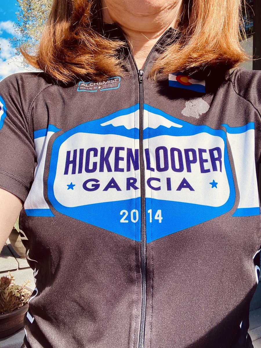 McCluskieforCO's tweet photo. #SameSongNewVerse #TeamHick #Hickenlooper @Hickenlooper #CampaignJersey #GoVoteWin #BICYCLE #100Days https://t.co/JjNbj5wESS