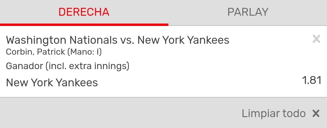 SecretTipsterMX's tweet photo. Derecha de hoy. De la mano de Yankees buscamos cobrar.

Bank apostado: 15% 💰 https://t.co/twqLQ0DF79
