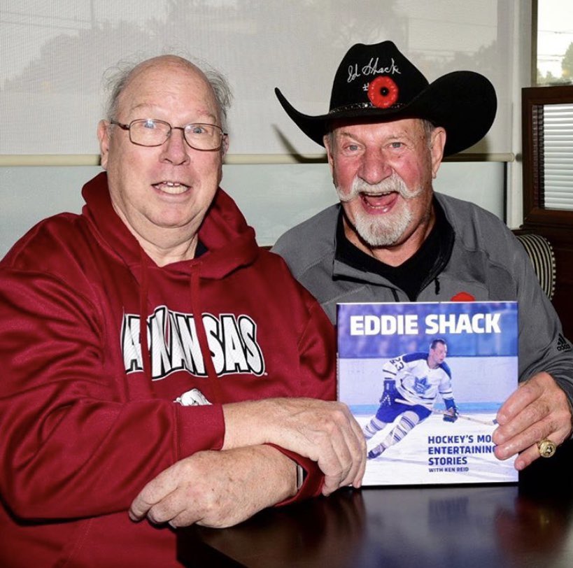 hattrikpro's tweet image. Thank you Eddie for being such a great hockey player but thank you for being so nice to my dad. Eddie was one of my dad’s favourite hockey players when he was a kid. Rest In Peace Eddie we love you! #rip #eddieshack #mapleleafs #toronto