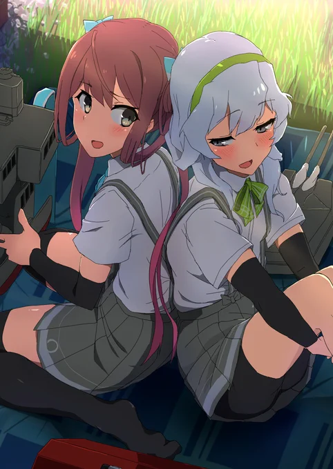 朝雲ちゃんと山雲ちゃん 