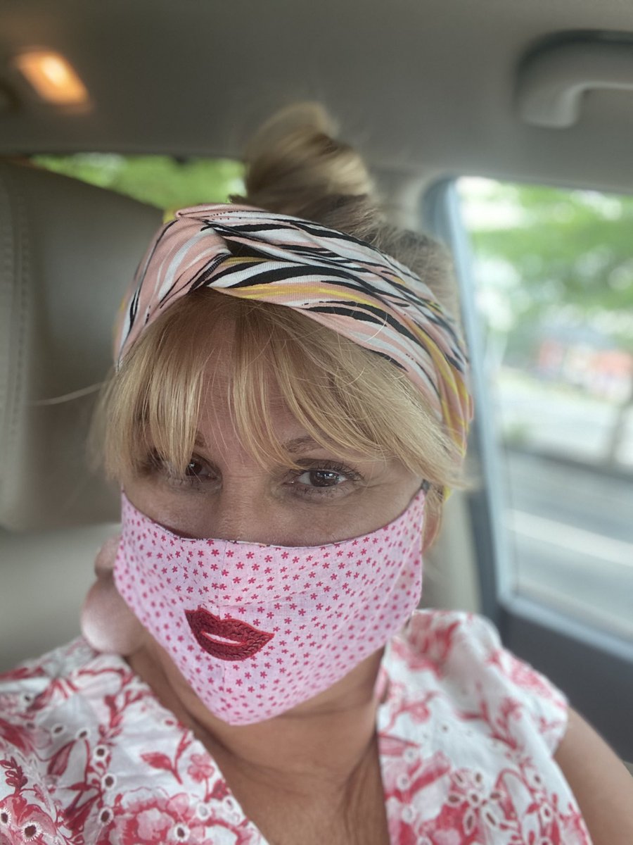 Jacqui_Stafford's tweet photo. Have you all met my new friend Karen? Looking SPECTACULAR 👌🔥💥in my #DaisyPink face mask at 71! (She proudly gave me full permission to reveal her ageless beauty 💋💋) Swipe 👉 to see another #goals shot.) 🌟 https://t.co/Dhz5fnTIuI https://t.co/5iPfFHPvug