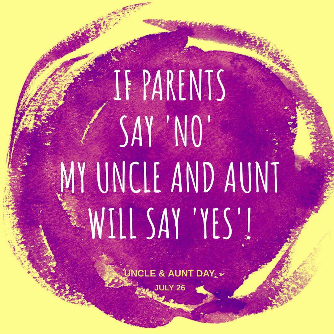 OnlineGideon's tweet photo. Uncle@ Aunt so true
#AuntandUnclesDay #happy #InspirationalQuotes #love https://t.co/aLKr7q0oOy