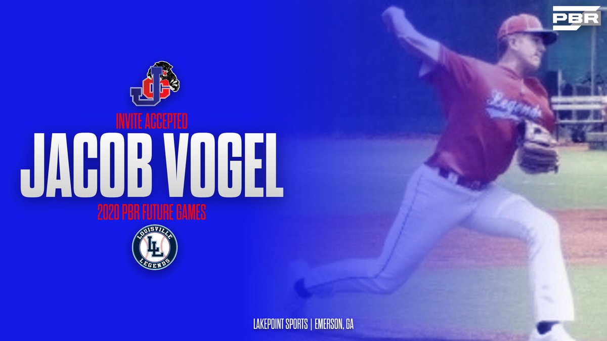 PrepBaseballIN's tweet photo. 𝔽𝕌𝕋𝕌ℝ𝔼 𝔾𝔸𝕄𝔼𝕊 𝕀ℕ𝕍𝕀𝕋𝔼 𝔸ℂℂ𝔼ℙ𝕋𝔼𝔻

'22 RHP @JacobVogel1 (Jennings County HS, @LouLegendsbb). Large 6'6-220 pound right-hander w/ a FB into the mid-80s. Spins the CB at 73-75.

#PBRFutureGames | #TeamIndiana

🔗https://t.co/XebCCGyy9Z https://t.co/Dp5dBzEyQH