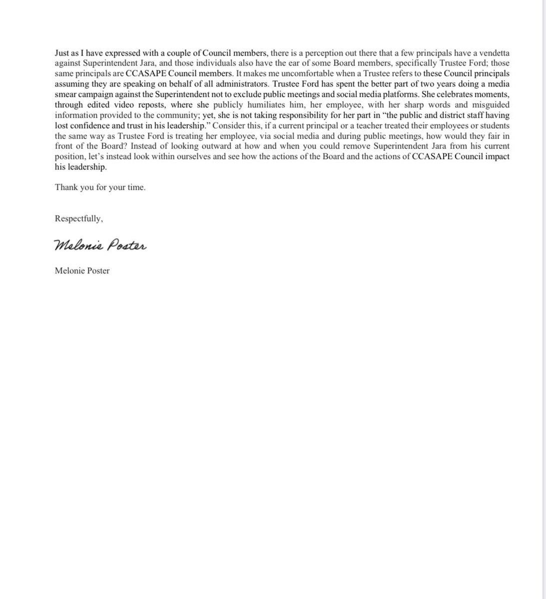 HOPEforNevada's tweet photo. “Instead of looking outward at how and when you could remove @SuptJaraCCSD from his current position, let’s instead look within ourselves and see how the actions of the Board and the actions of CCASAPE Council impact his leadership.” #AdminsSpeakOut #1ForKids @CCSD_Trustees https://t.co/pT3LkHbQYe