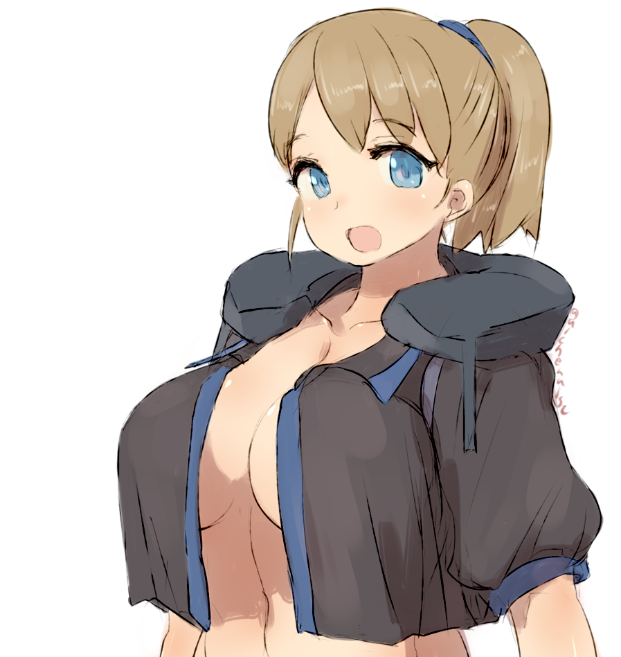 イントレピッド(艦隊これくしょん) 「イントレピッド好きなんだよね 」|鳥アルケラのイラスト