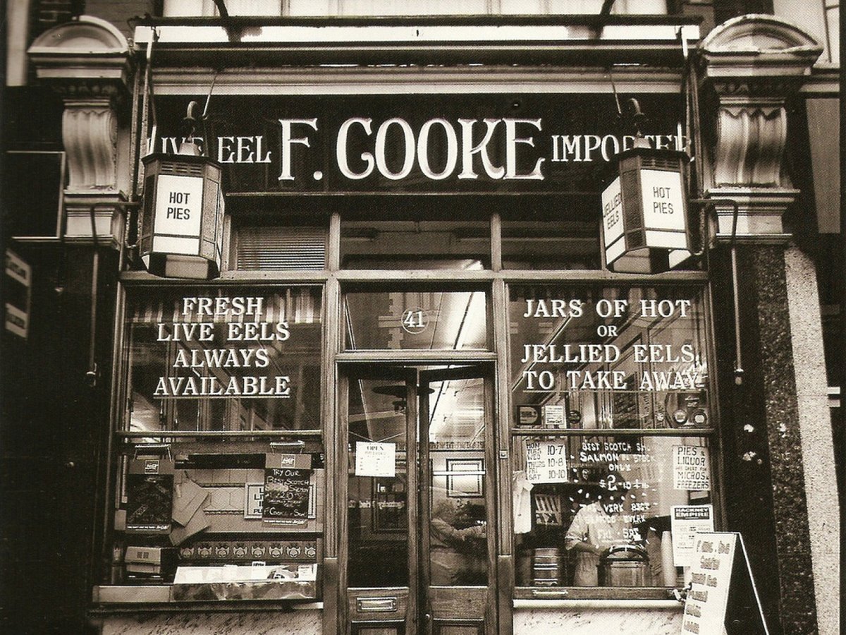 sarahhyndman's tweet photo. Forgotten and rediscoverd shopfront when a new sign was taken down in Dalston for #FontSunday with @DesignMuseum &amp; Georgios Makkas? https://t.co/uPM9rkzvFV
