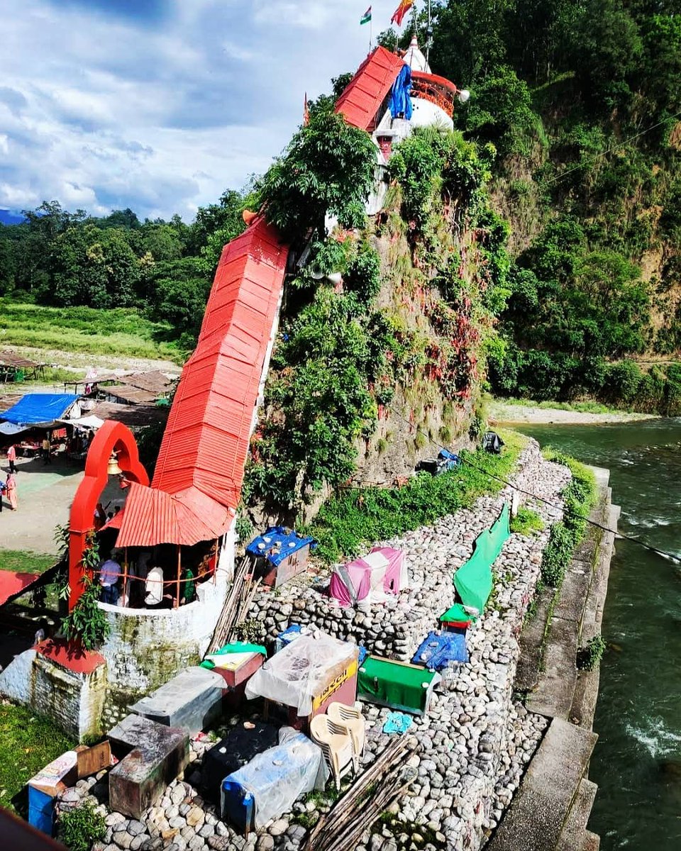 THREAD on Garjiya (Girija) Devi Temple: Garjiya Devi Temple Located in Ramnagar, Nainital, Uttarakhand, India. It is a noted Devi temple located in the Garjiya village on the outskirts of the Corbett National Park.
