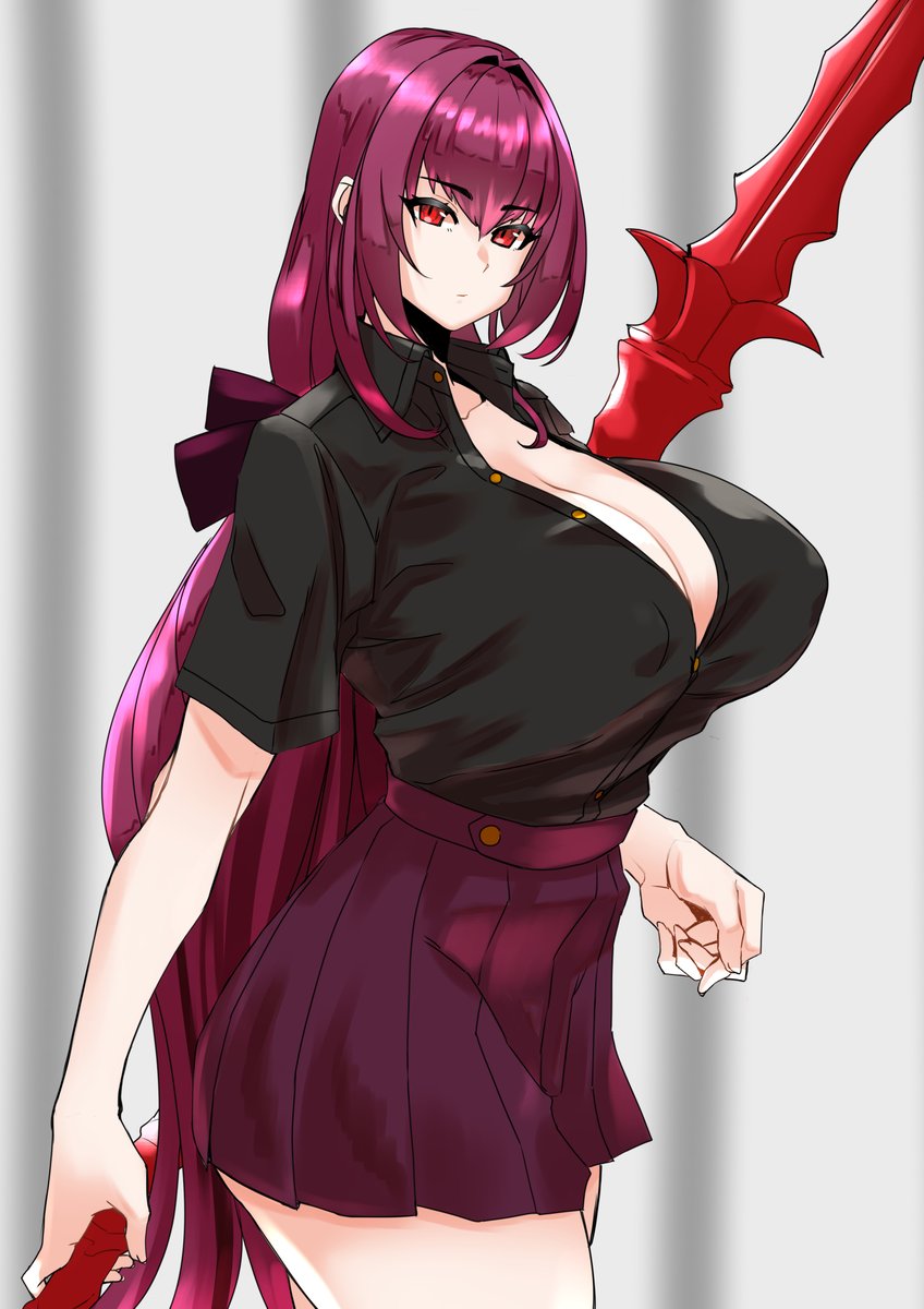 #FGO #スカサハ
槍を持たせないと、誰かわからなくなる。 