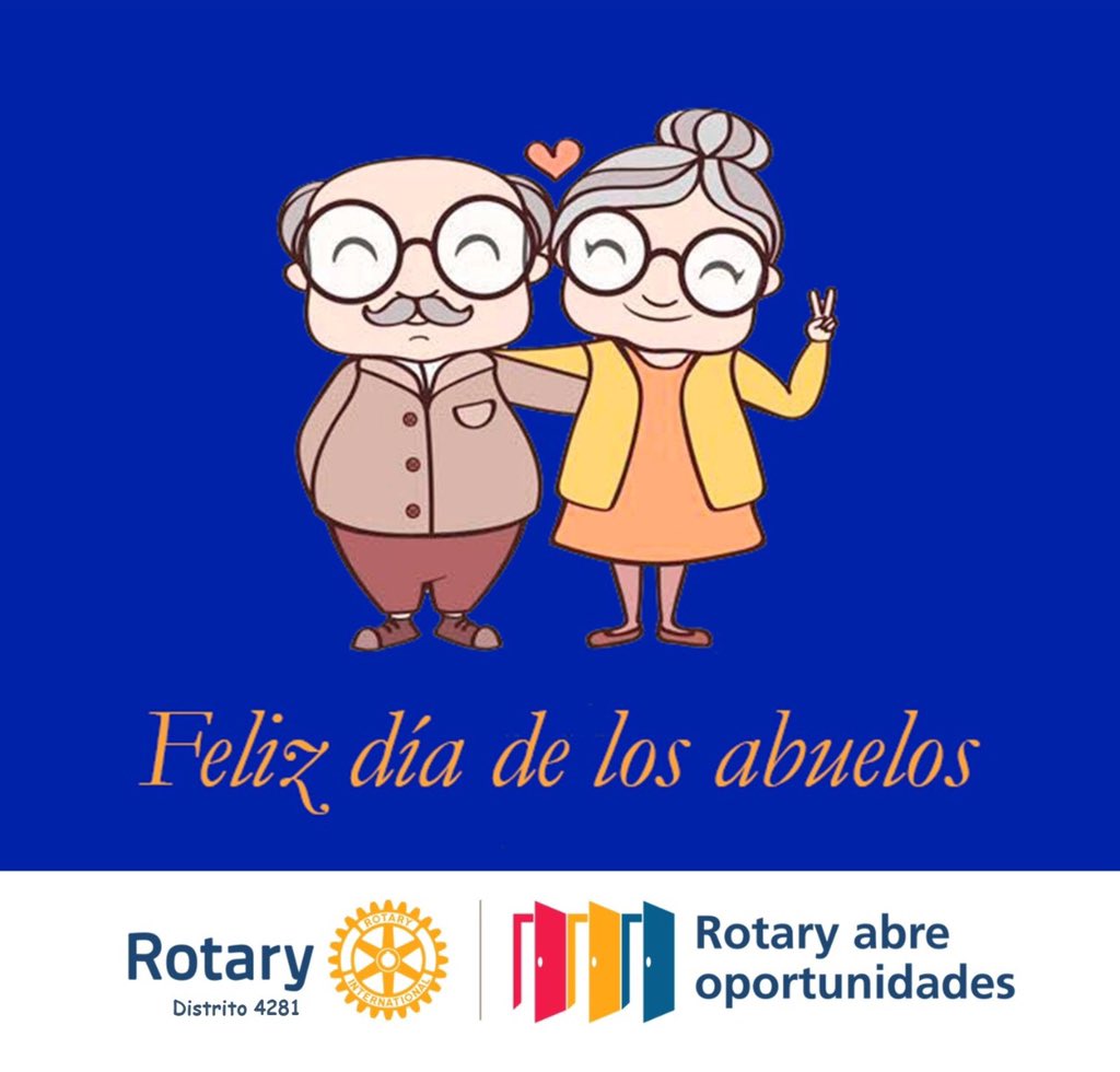 Rotary4281's tweet image. Feliz día de los abuelos.
#diadelosabuelos❤️ #rotary4281