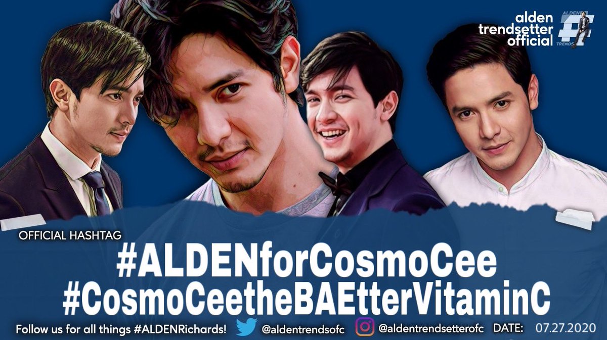 Another blessing is about to unfold for <a href="/aldenrichards02/">Alden Richards</a>!

Watch out for the first teaser of <a href="/CosmoCeeVitamin/">Cosmo Cee</a> campaign with Alden Richards today!

Let’s show our support and excitement by using the hashtags:
#ALDENforCosmoCee
#CosmoCeetheBAEtterVitaminC