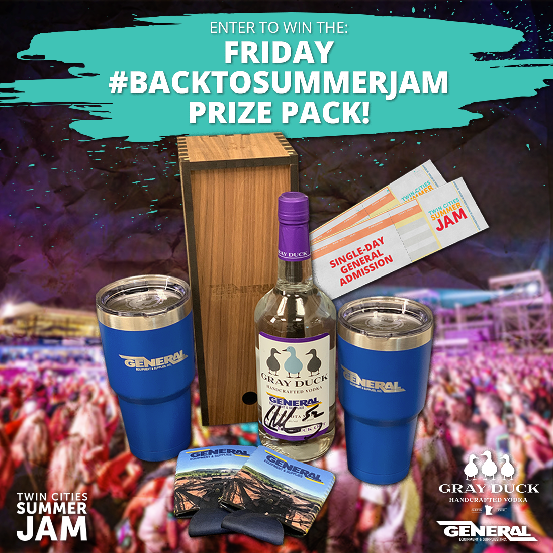 TCSummerJam's tweet photo. You guys blew us away with so much love and so many entries for our #BackToSummerJam contests this weekend, we're still sorting through everything!!! 😲
Check back tomorrow as we announce winners for all our contests! https://t.co/jqqfSMmnO5