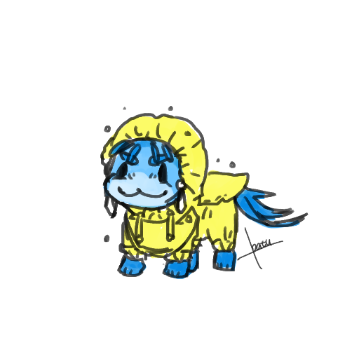 レインコートのtwitterイラスト検索結果
