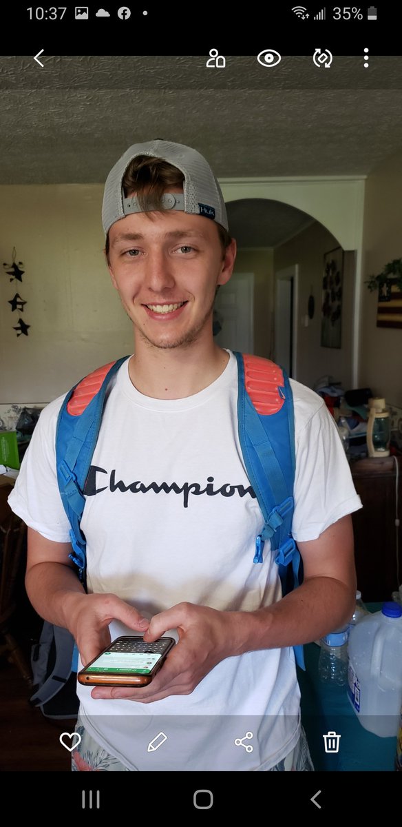 I want to say Happy 18th birthday to this young man.  Love you Owen Riddle.