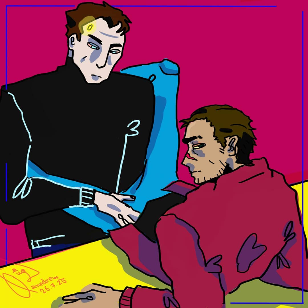 qinganndrew's tweet photo. 👀

#reed900 #gavinreed #rk900 #detroitbecomehuman #detroitevolution #cartoon #art #colour #eyerape #edit #photo #designer #beauty #iconic #strongcolors #linework #illustration #digitalart #photoeditor #video #magic #eyetricks #howtodraw #painting #modernart #comicartist #lbgtq https://t.co/gHBrwHkOTr