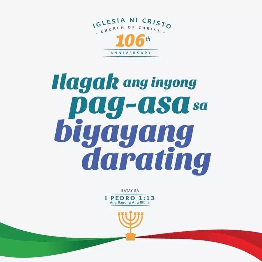 <a href="/katwitz/">ⓚⓐⓣⓦⓘⓣⓩ™</a> @access_truth 

Ilagak ang pag asa sa biyayang darating 

Happy 106th Anniversary po 

#IglesiaNiCristo