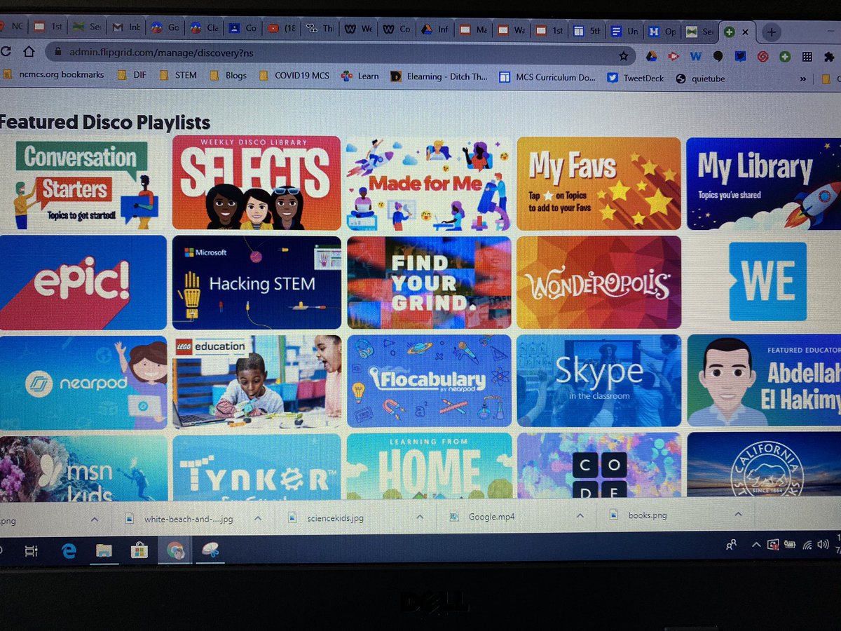 kcollazo's tweet photo. Wow, don’t forget to check out the Disco Library on @Flipgrid There are so many awesome things already created! We don’t need to reinvent the wheel when so many great educators share so freely! 🔥🔥 https://t.co/7fyt2ePWqV
