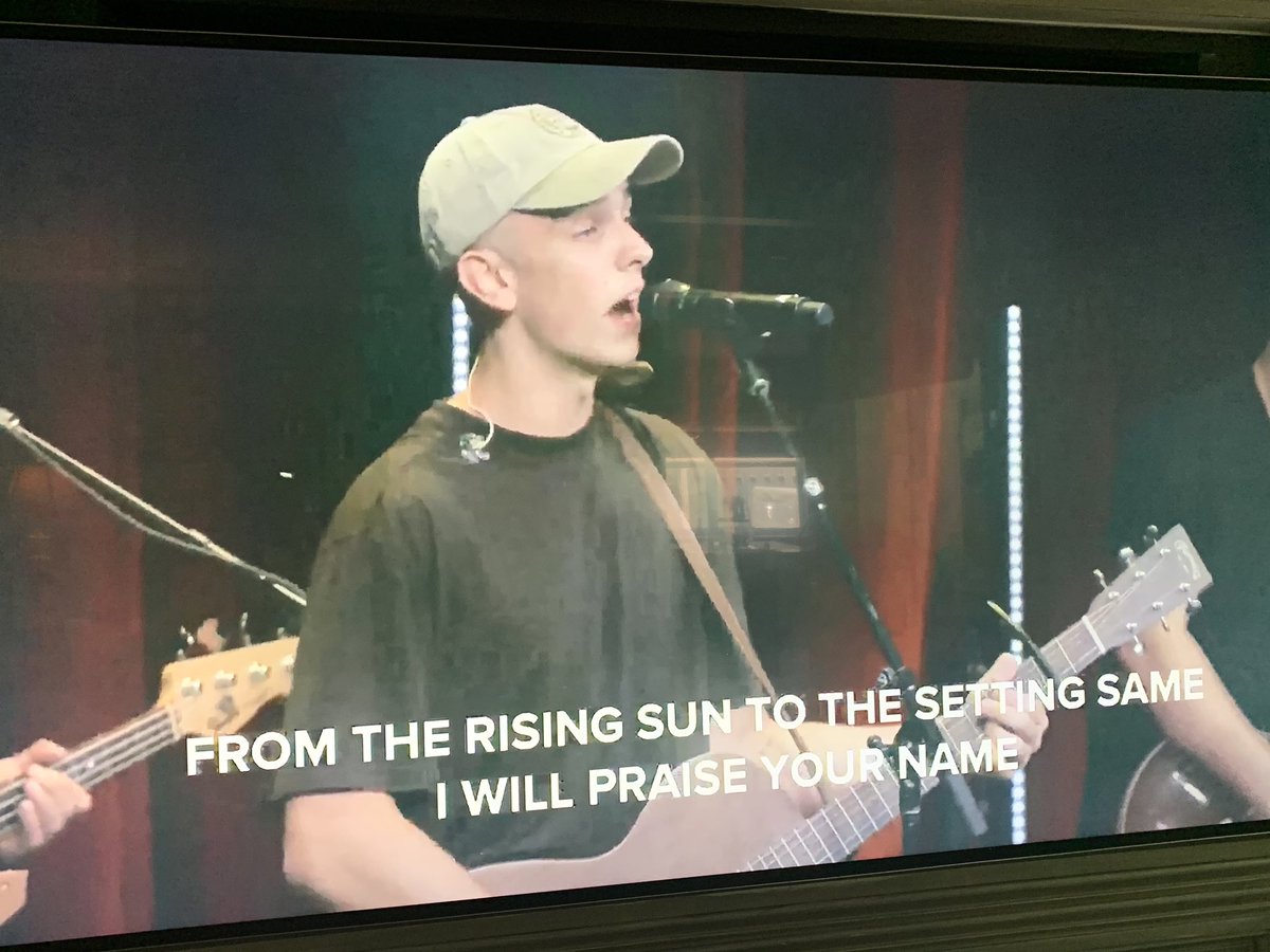 SheehanAmy's tweet photo. Led in worship by our boys this morning. So appropriate that the words of this particular song are “Great Is Your Faithfulness To Me”. Amen and amen. https://t.co/fgTH9kRzOn