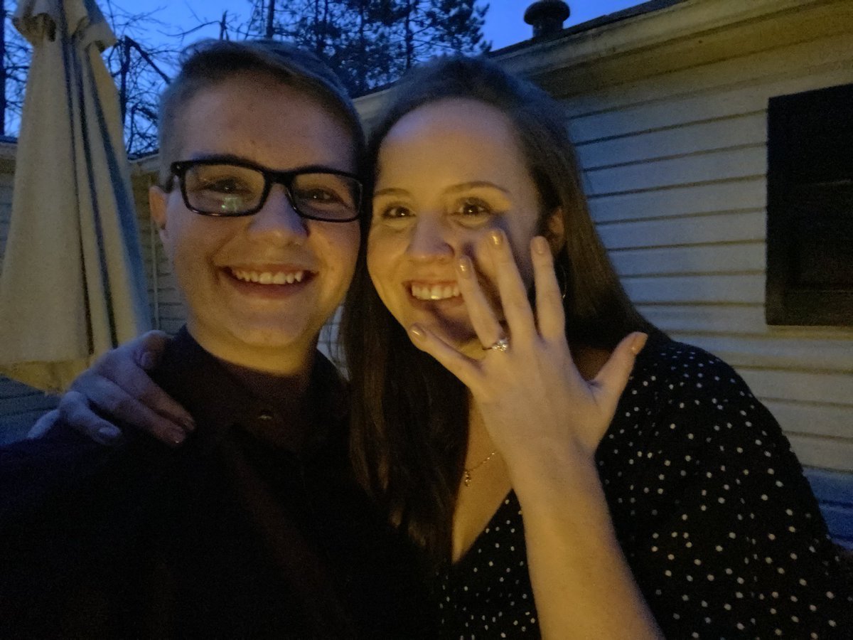SchakeChris's tweet photo. most nerve wracking night of my life but I got the “yes” I was looking for! ❤️ https://t.co/bPk0ZvgJLg