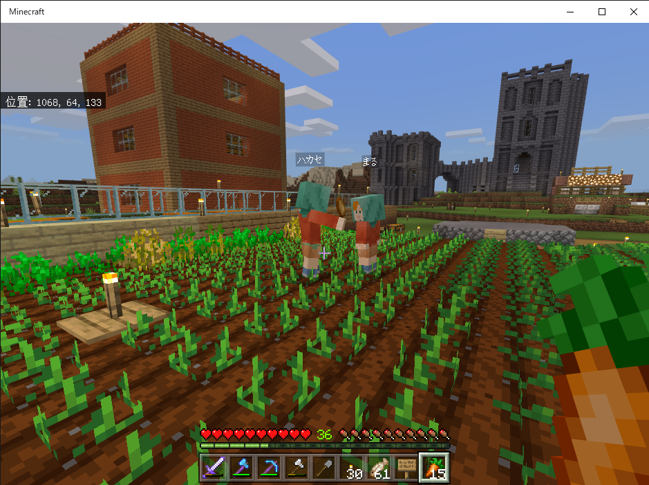 おりえ エンドラ討伐後の写真撮影 どっちが本物のハカセさんでしょう 3枚目は狙われてる ﾟdﾟ ﾊｯ