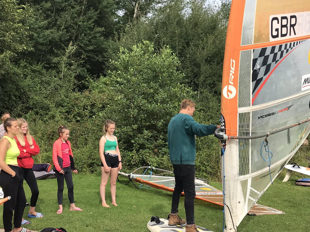 394Gbr's tweet photo. day 2 of techno training at burton. pumping, gybing and racing worked on, big thanks to Matt and Josh                  @ChemEng_EHS @sailing_true 
 #bajanturtle #duckitpro https://t.co/BElhfXtamx