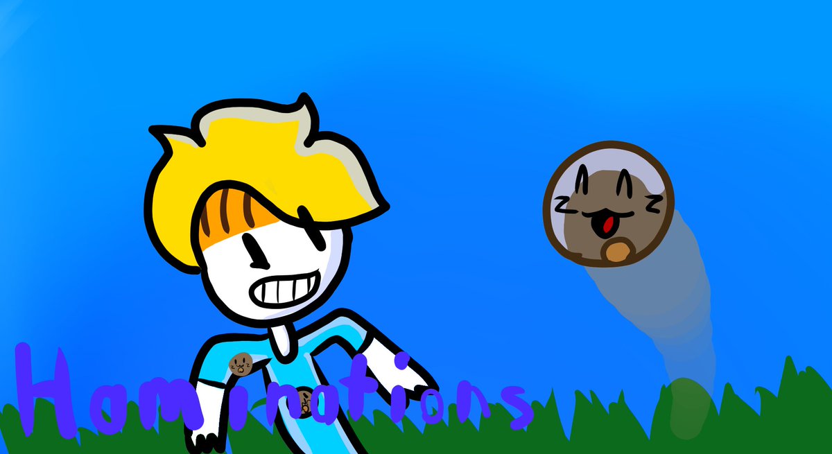 RandomAnimati16's tweet photo. @Haminations I made fanart (if it doesn’t get in or you just don’t see it I understand, I really hope it gets in tho) https://t.co/kzau5jaCfM