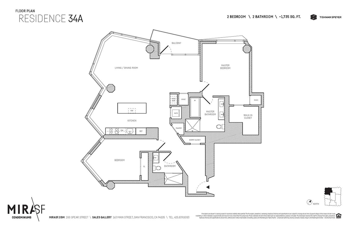 why would you label it "living/dining" if you just end up with a giant unlabeled empty space immediately next to it? is that the balcony foyer?