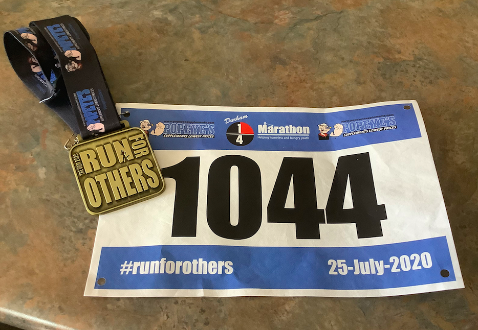 msbjacobs's tweet photo. #educatorsONtherun  #RWRunStreak Day 242. Yesterday would have been the #durhamquartermarathon  This became a virtual race which I ran today on the Waterfront Trail from Oshawa's Lakeview Park to the Camp X memorial in Whitby and back 6.5 miles (10.6 km) #runforothers Time 45:45 https://t.co/CWTbTNsk8I