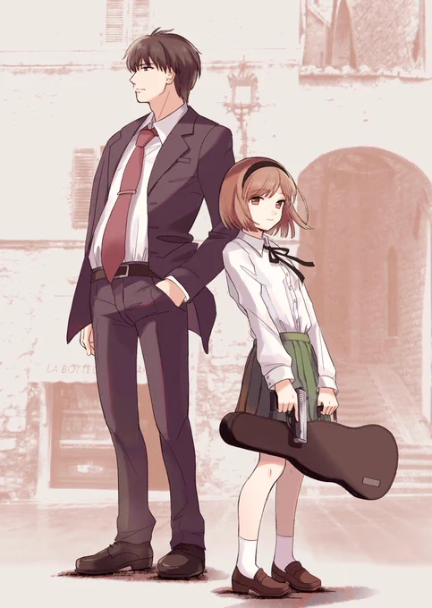 GUNSLINGER GIRL知ってる人少ないのかな…
設定重いけどすっっごい良い漫画なんですよ…泣けます?
「少女×銃」とか「少女×スーツの男性」とかツボな方は是非!イタリアが舞台でガンアクションも勿論ありますが、ヒューマンドラマがメインです。深くて考えさせられる作品です。
 #ガンスリンガーガール 