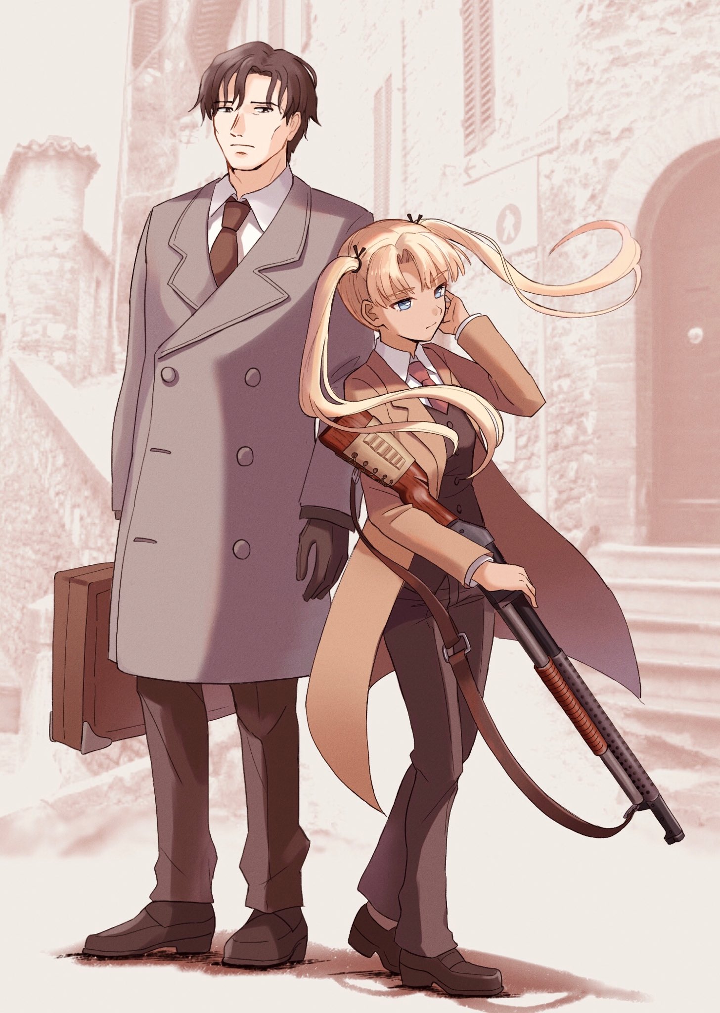 とぐろなす Gunslinger Girl知ってる人少ないのかな 設定重いけどすっっごい良い漫画なんですよ 泣けます 少女 銃 とか 少女 スーツの男性 とかツボな方は是非 イタリアが舞台でガンアクションも勿論ありますが ヒューマンドラマがメインです 深くて