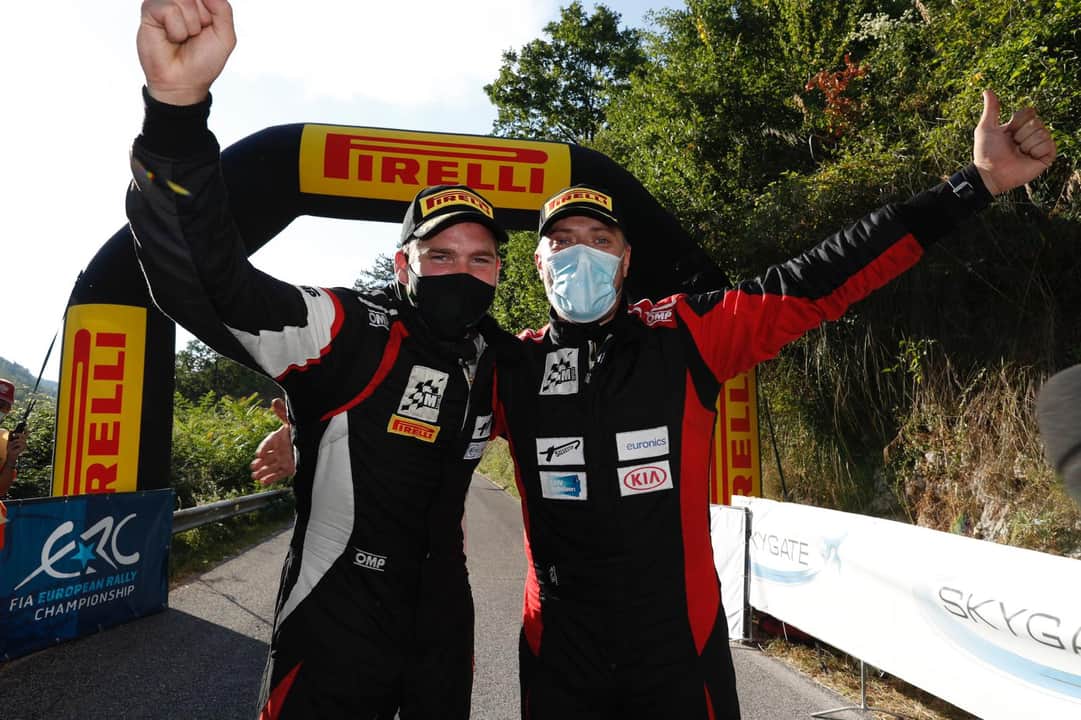 FIAERC's tweet photo. Celebrations time!
We want to thank all the crews, teams, organizers, marshals and everyone who made this possible. Thanks to everyone of you, we will win the #RaceAgainstCovid!
#FIAERC #RallydDiRomaCapitale #startoftherestart https://t.co/A2xFTxQYmw