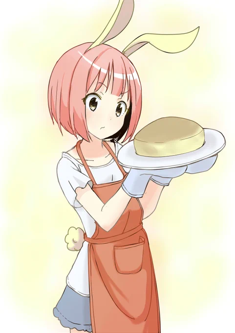 初めてスポンジケーキを焼いてみたうさこたん 
