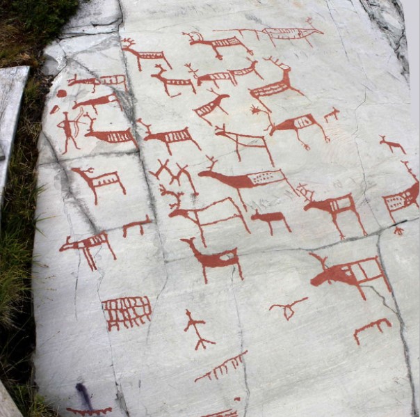 Prehistoric rock art,🍁