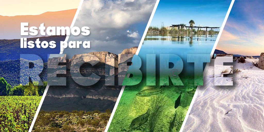 Trabajamos para garantizar una reapertura ordenada, segura y responsable con la salud de los visitantes. ¡Coahuila no se detiene!