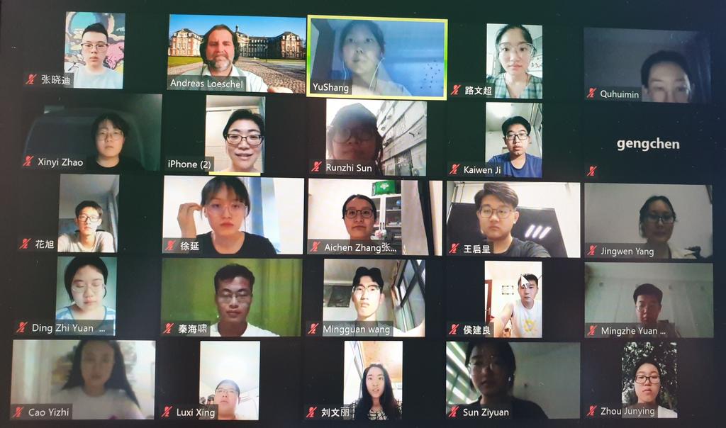 andreasloeschel's tweet photo. Just finished my lectures on "Climate Change Economics" at University of International Business and Economics (#UIBE) Beijing and Shandong University of Finance and Economics (#SDUFE) Jinan. Finally a benefit of virtual lectures. Thanks for the interesting discussions! @UibeChina https://t.co/l8yL4A1qDZ