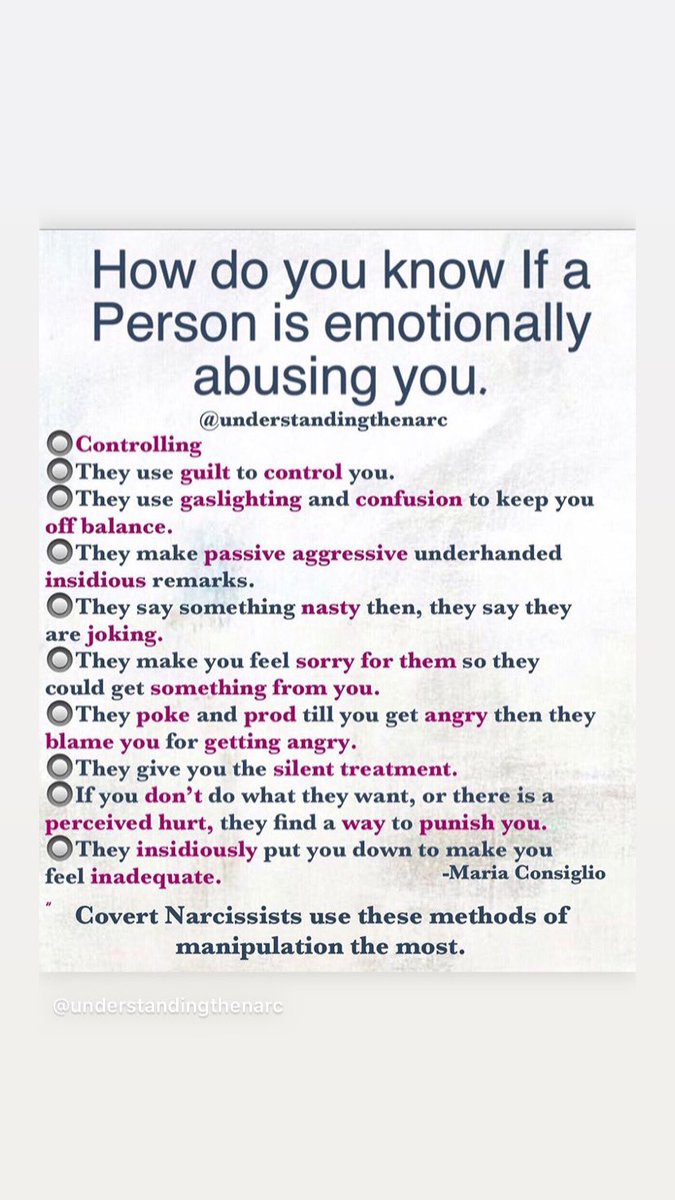 No, you’re not overreacting and it’s not just your imagination. #narcissisticabuse #narcissism #MentalHealthAwareness #KeepTalkingMH #gaslighting