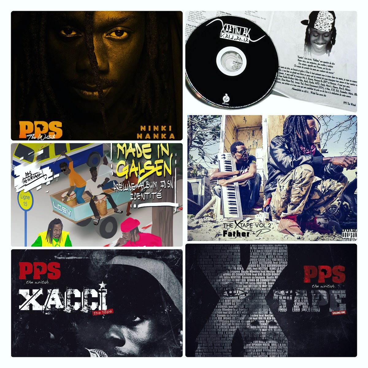 PPSthewritah's tweet photo. 10 ans, 06 Projets
Lequel est ton préféré et pourquoi?
10 Years, 06 Projects
Choose your favorite one and tell me why?
#Xtape #Xacci #xaatimakkallama #xtapevol2 #madeingalsen🇸🇳 #NinkiNanka #Bestalbum2015 #Bestfeaturing2016 #Bestlyricist2019 #Ppsthewritah #Rapgalsen #hiphop https://t.co/r6BE1y40cj