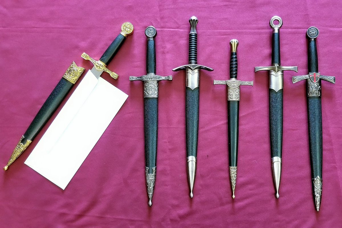WeSellSwords's tweet photo. Another Scroll Game Prize that you may see show up on your doorstep! One of these cool historical replica letter openers with a few other cool historically inspired items!
Get your scroll game pack online: https://t.co/Sx9Xxx7bmK
#WinMe #scrollgame #prize #yyc #calgary https://t.co/VwQLfuXfNe