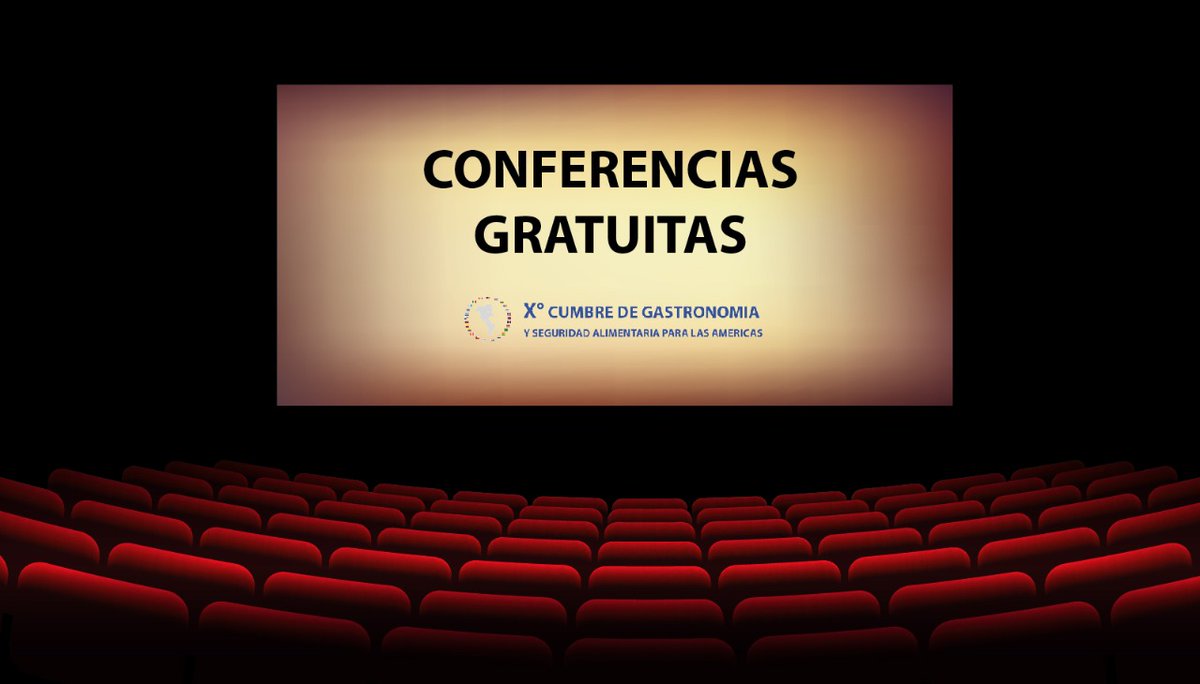 X Cumbre de #Gastronomia y Seguridad Alimentaria para las Américas. 
10 al 15 de agosto 
Inscripción gratuita. 
consejoamerica.org