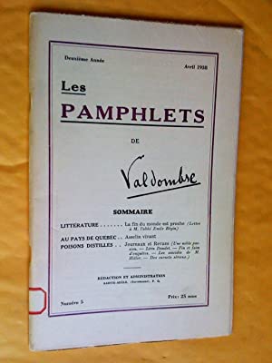 bcbg100's tweet photo. Mémoire de maîtrise.Les Pamphlets de Valdombre. De 1936 à 1943, Claude-Henri Grignon écrit, publie et distribue seul ses pamphlets sous le pseudonyme de Valdombre. Influencé par Léon Bloy, Grignon polémiste est plus que l'auteur des Belles Histoires.@XGelinas @robear54 @CLL49 https://t.co/lk2lxfLJpH