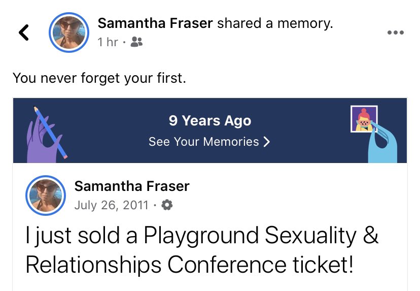 playgroundconf's tweet photo. You never forget your first. https://t.co/7tkHJaW3UM