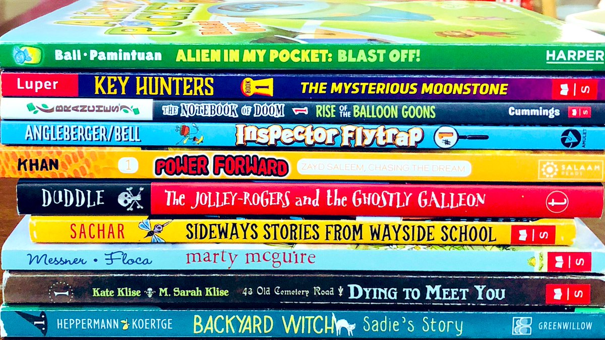 joshfunkbooks's tweet photo. Hey, teachers, librarians, educators &amp; parents! I need to find these 10 Chapter Book Series Starters a new home so it’s #Giveaway time!

RT &amp; Follow by Tuesday, 7/28 to enter for a chance to add these 📚 to your classroom or personal library!

#KidsNeedBooks #FunkSummerGiveaways https://t.co/hxlGLEEeoZ
